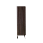 Hattie 2 Door Wardrobe with Drawer - Walnut - DUSK