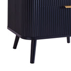 Hattie 2 Drawer Bedside Table - Midnight - DUSK