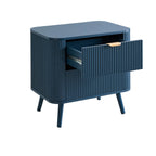 Hattie 2 Drawer Bedside Table - Teal - DUSK
