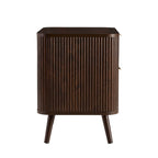 Hattie 2 Drawer Bedside Table - Walnut - DUSK