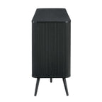 Hattie 3 Door Sideboard - Black - DUSK