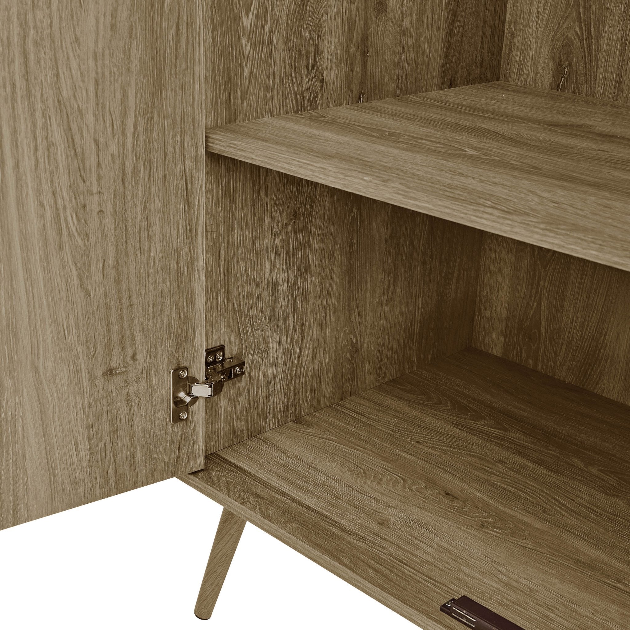 Hattie 3 Door Wardrobe - Light Wood - DUSK