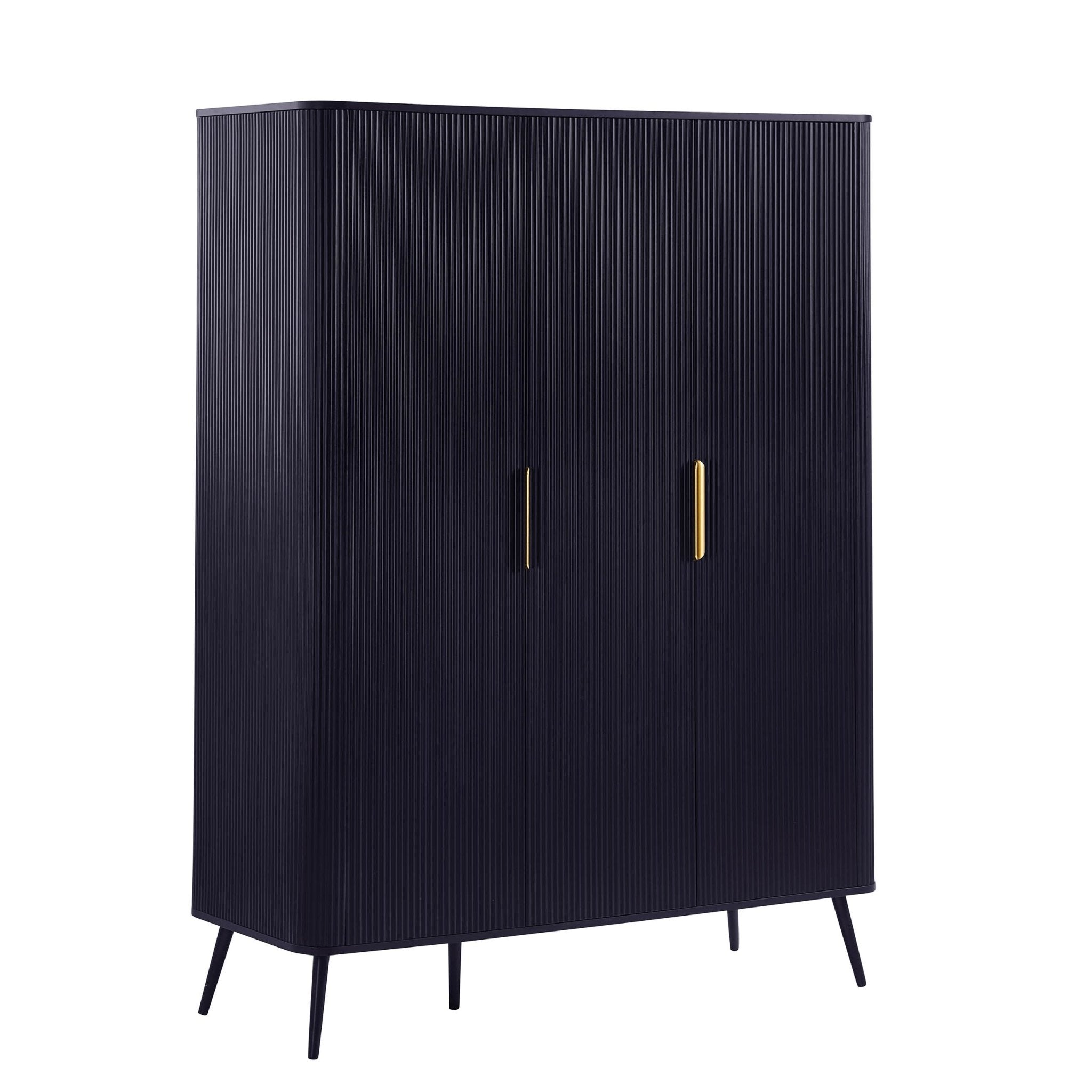 Hattie 3 Door Wardrobe - Midnight - DUSK