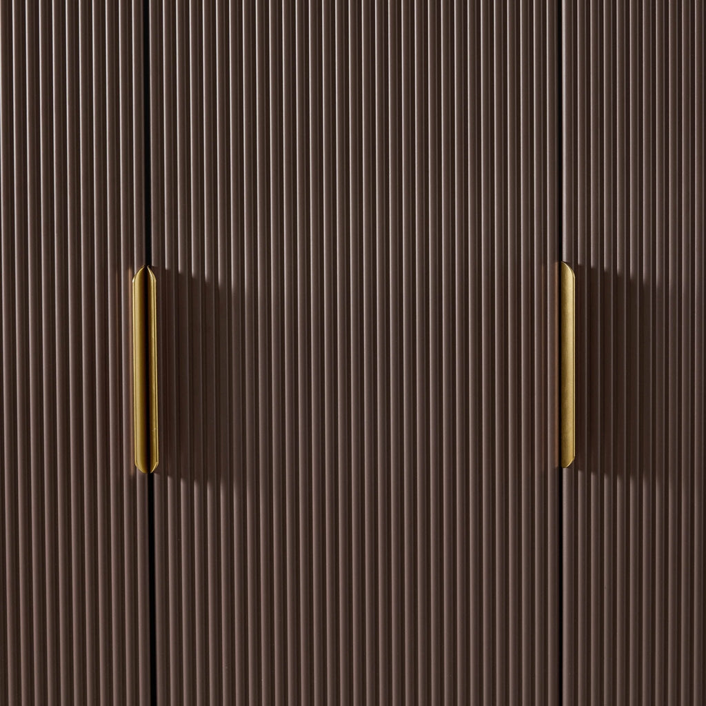 Hattie 3 Door Wardrobe - Mocha - DUSK