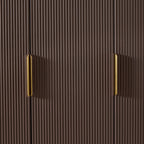 Hattie 3 Door Wardrobe - Mocha - DUSK