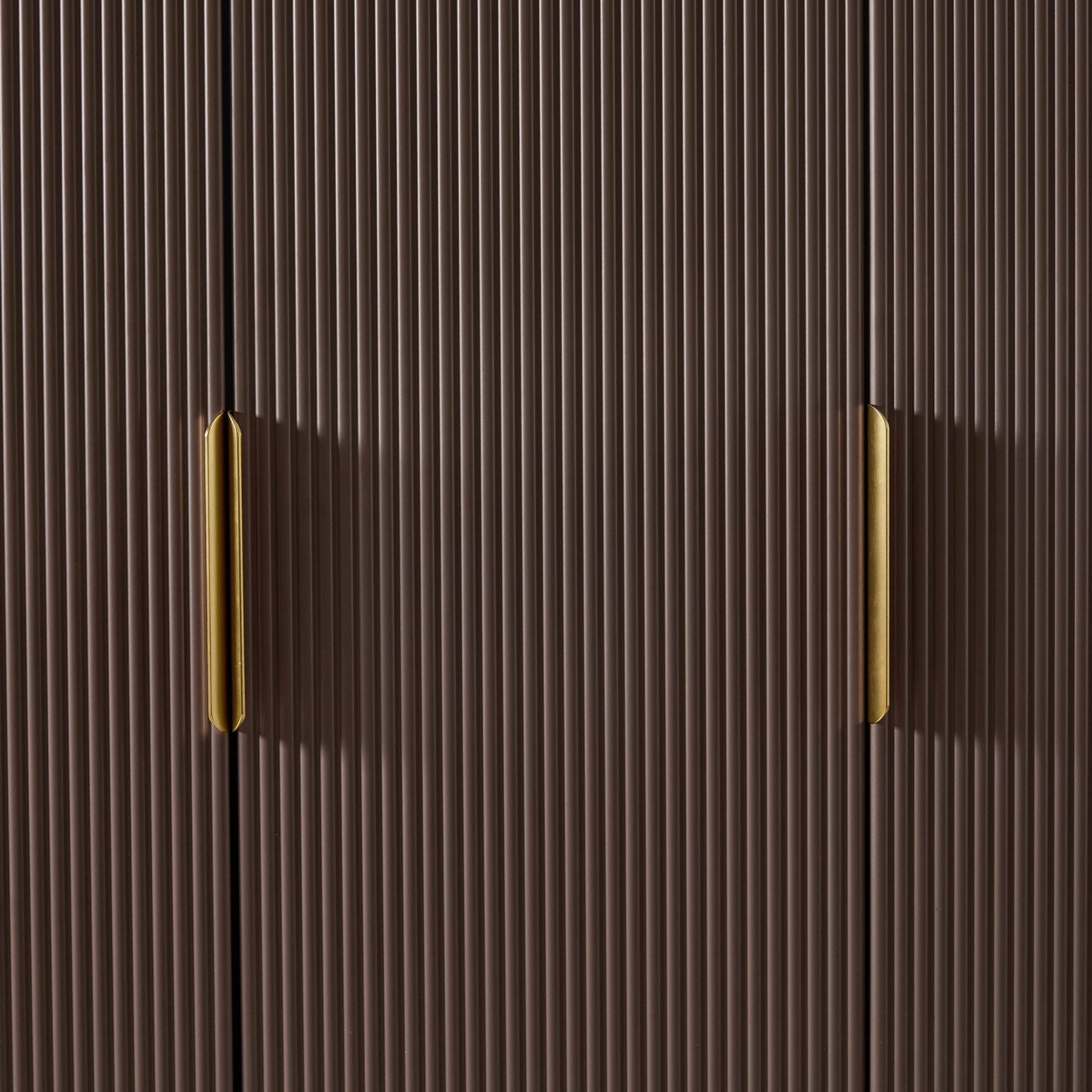 Hattie 3 Door Wardrobe - Mocha - DUSK