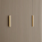 Hattie 3 Door Wardrobe - Taupe - DUSK