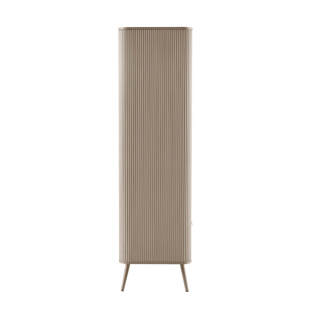 Hattie 3 Door Wardrobe - Taupe - DUSK