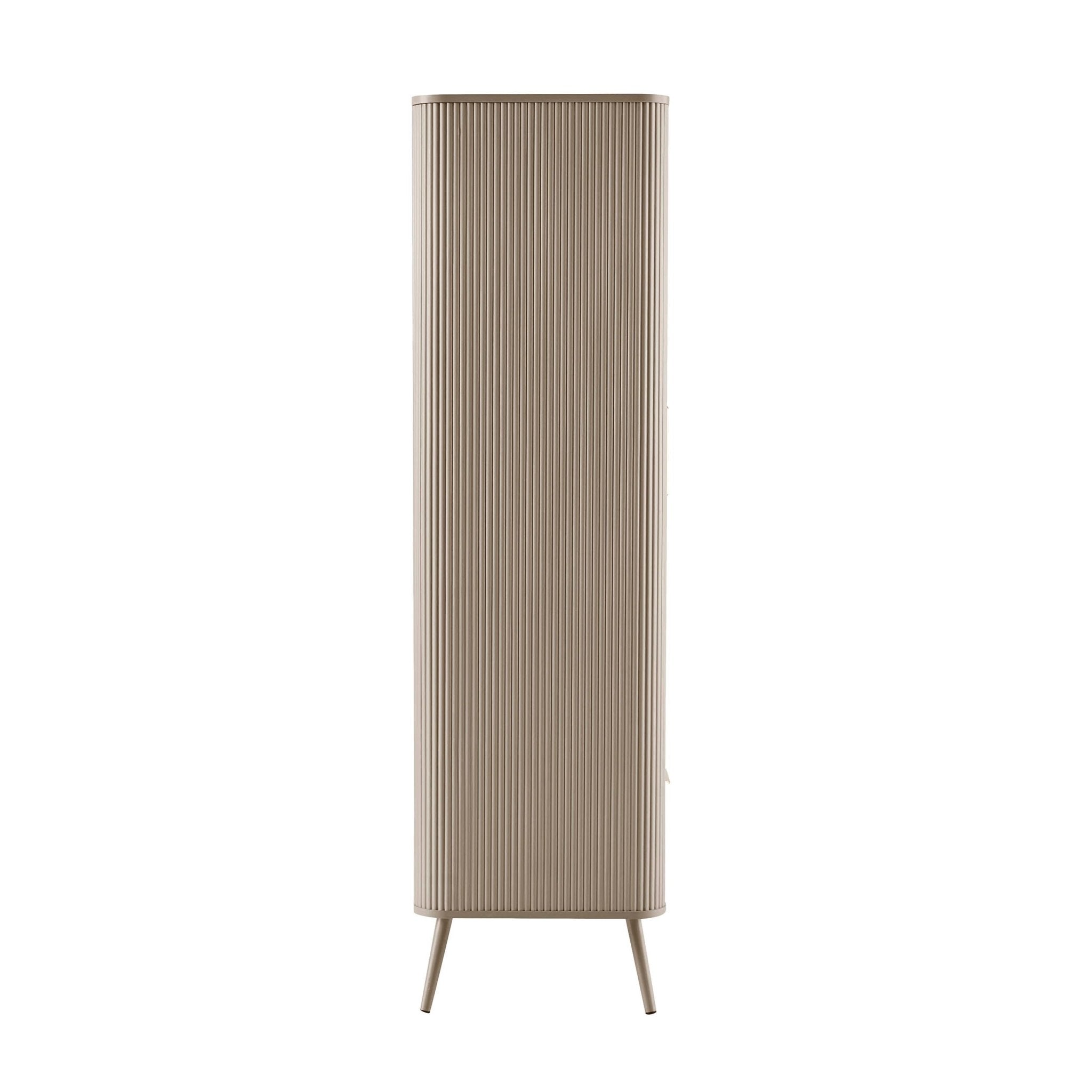 Hattie 3 Door Wardrobe - Taupe - DUSK