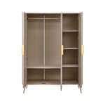 Hattie 3 Door Wardrobe - Taupe - DUSK