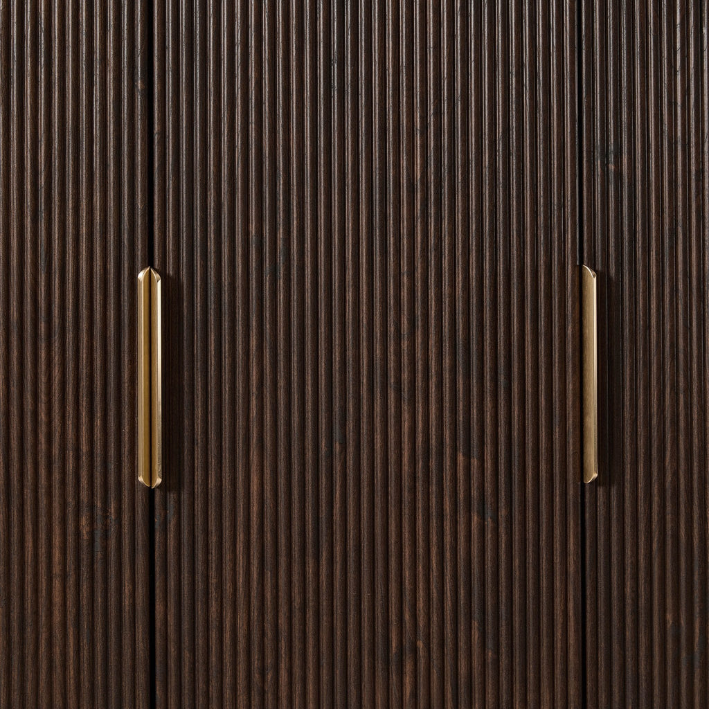 Hattie 3 Door Wardrobe - Walnut - DUSK