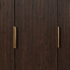 Hattie 3 Door Wardrobe - Walnut - DUSK