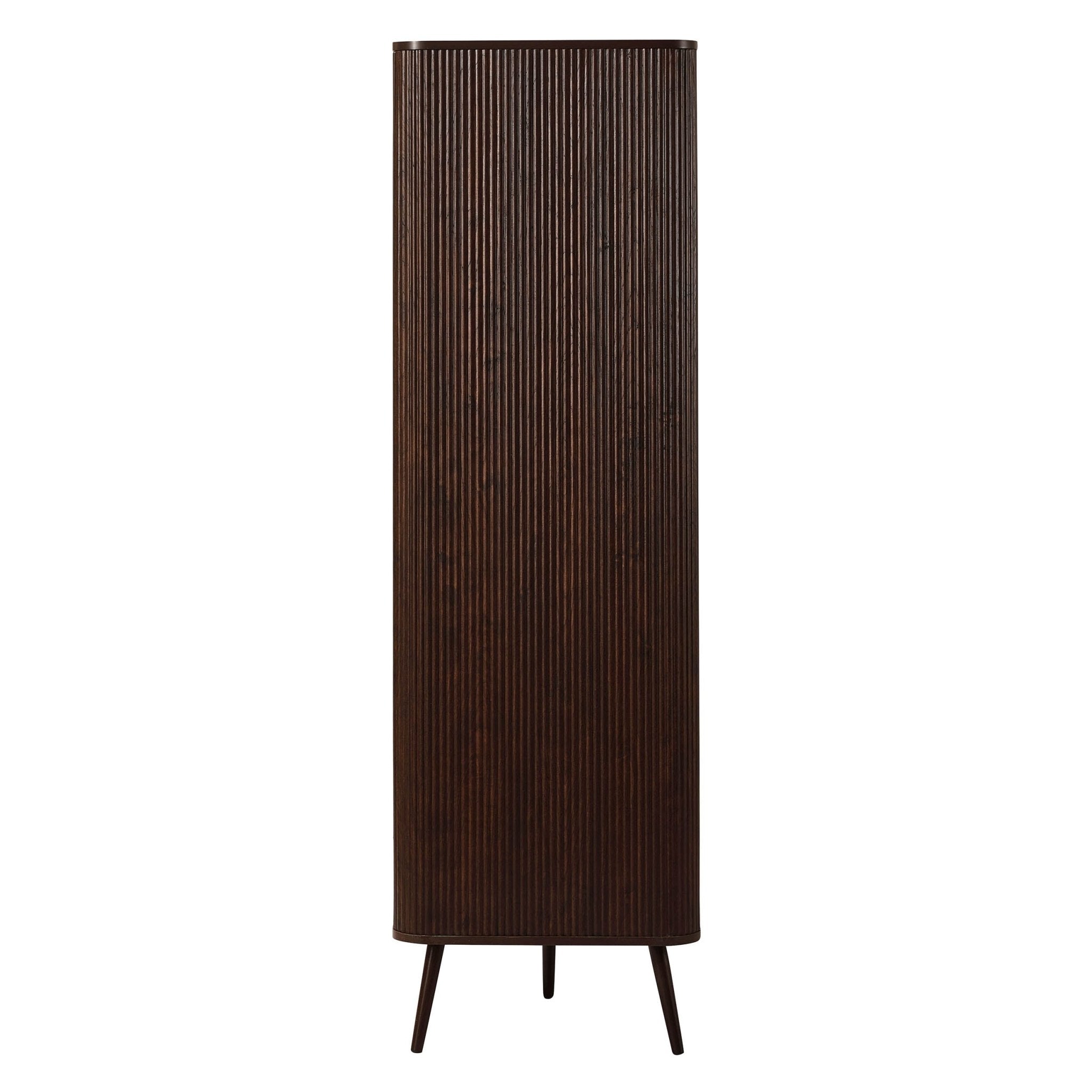 Hattie 3 Door Wardrobe - Walnut - DUSK