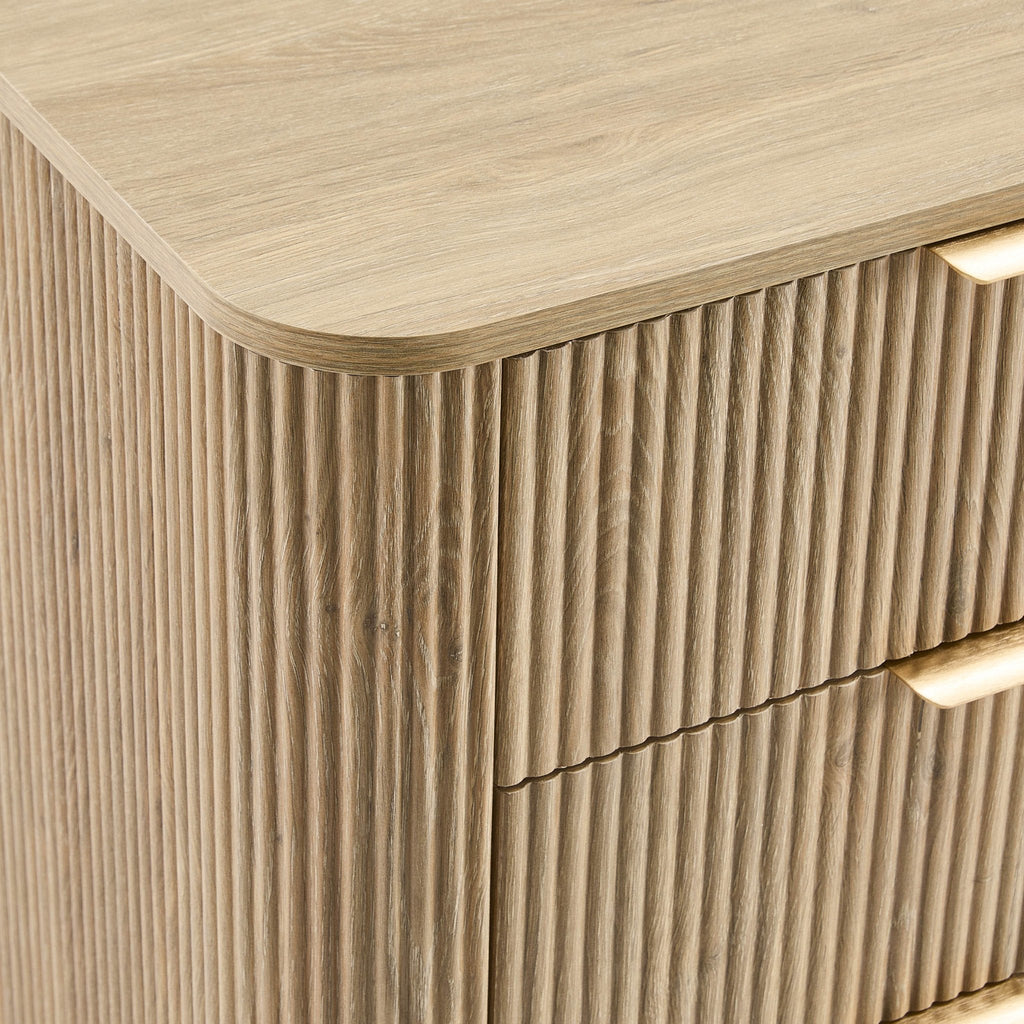 Hattie 3 Drawer Chest - Light Wood - DUSK
