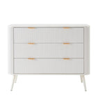 Hattie 3 Drawer Chest - Warm White - DUSK