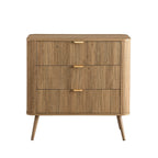 Hattie 3 Drawer Small Chest - Light Wood - DUSK