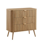Hattie 3 Drawer Small Chest - Light Wood - DUSK