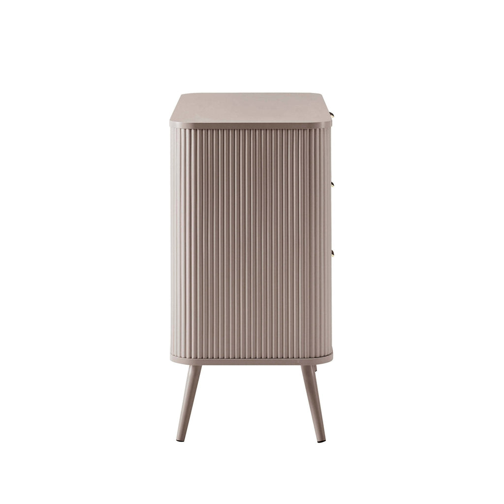 Hattie 3 Drawer Small Chest - Taupe - DUSK