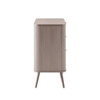 Hattie 3 Drawer Small Chest - Taupe - DUSK