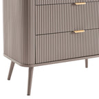 Hattie 3 Drawer Small Chest - Taupe - DUSK