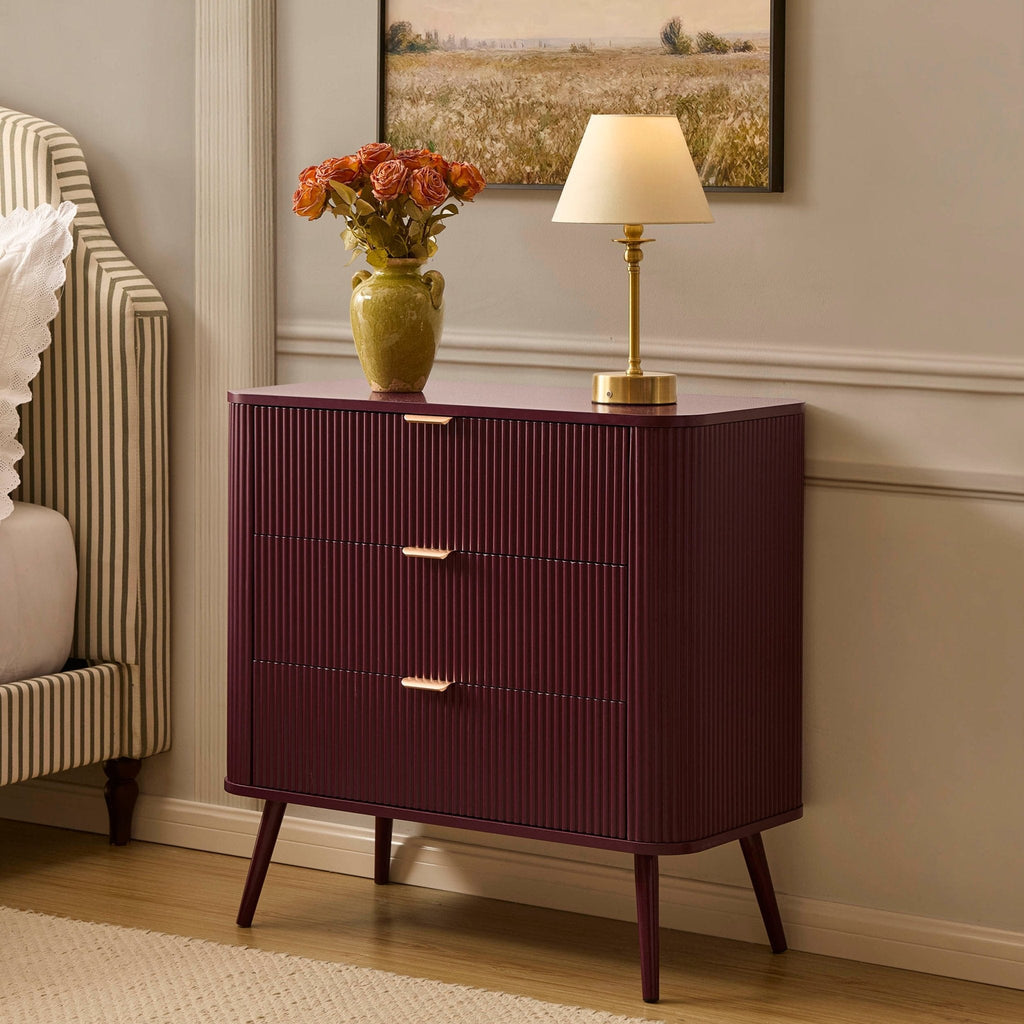 Hattie 3 Drawer Small Chest - Tawny Port - DUSK