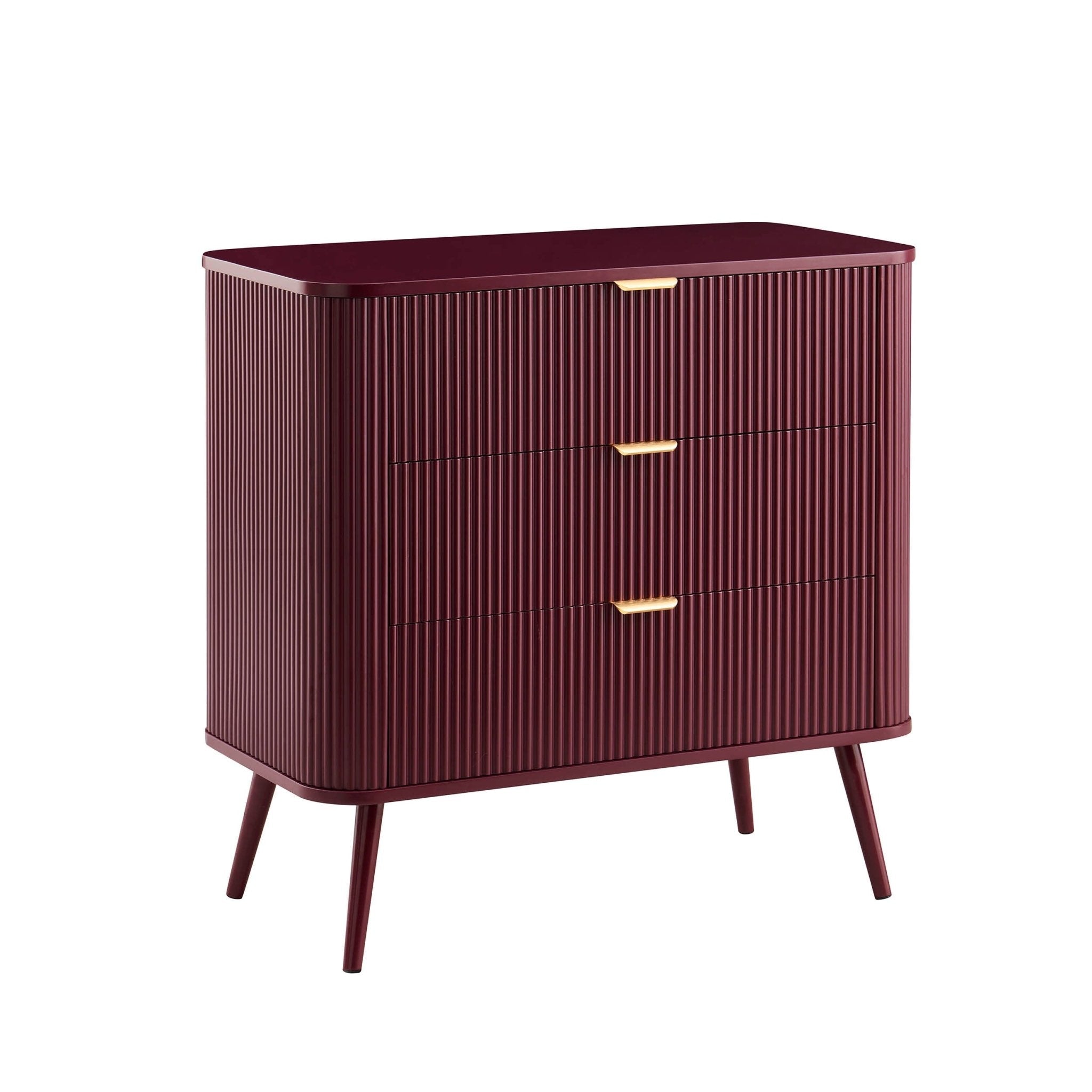 Hattie 3 Drawer Small Chest - Tawny Port - DUSK