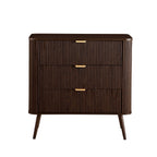 Hattie 3 Drawer Small Chest - Walnut - DUSK