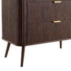 Hattie 3 Drawer Small Chest - Walnut - DUSK