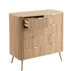 Hattie 5 Drawer Chest - Light Wood - DUSK