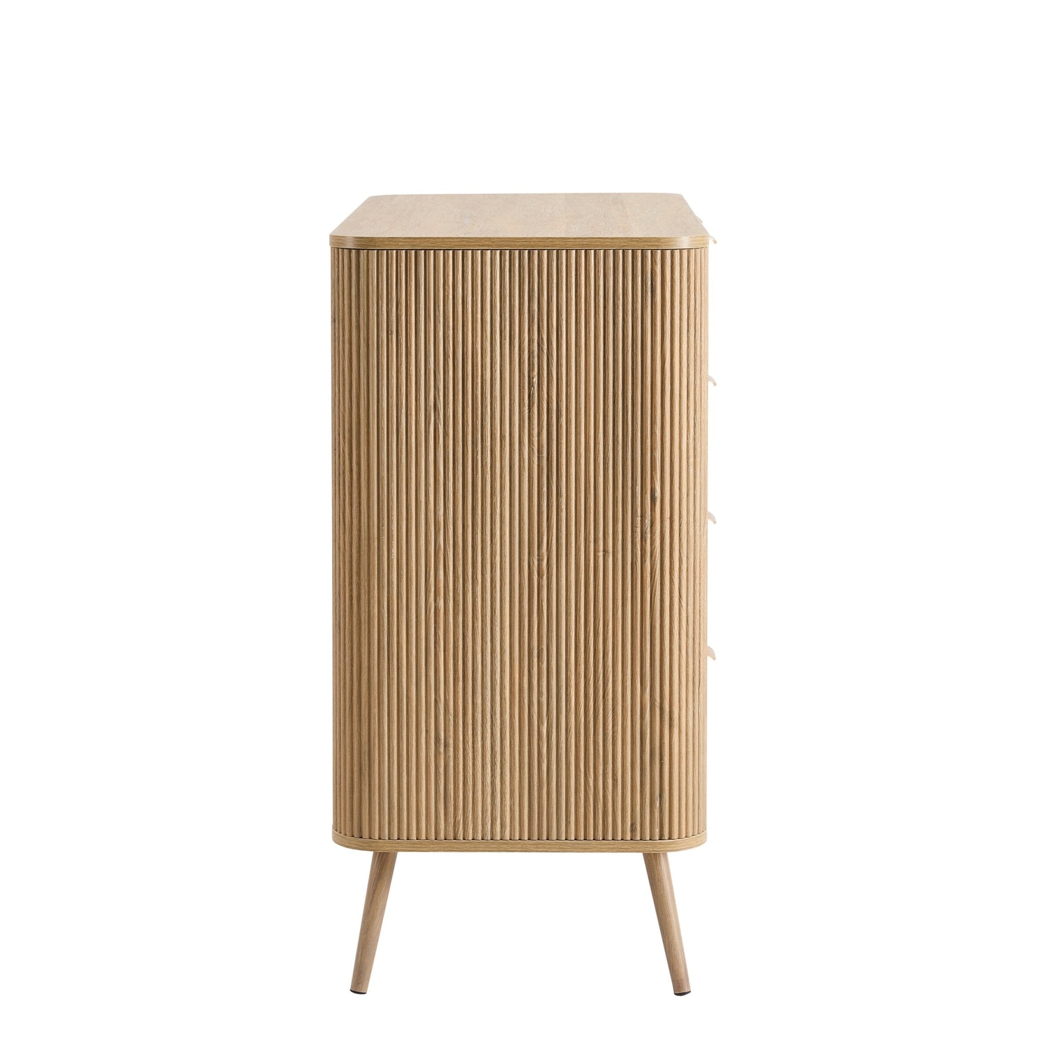 Hattie 5 Drawer Chest - Light Wood - DUSK