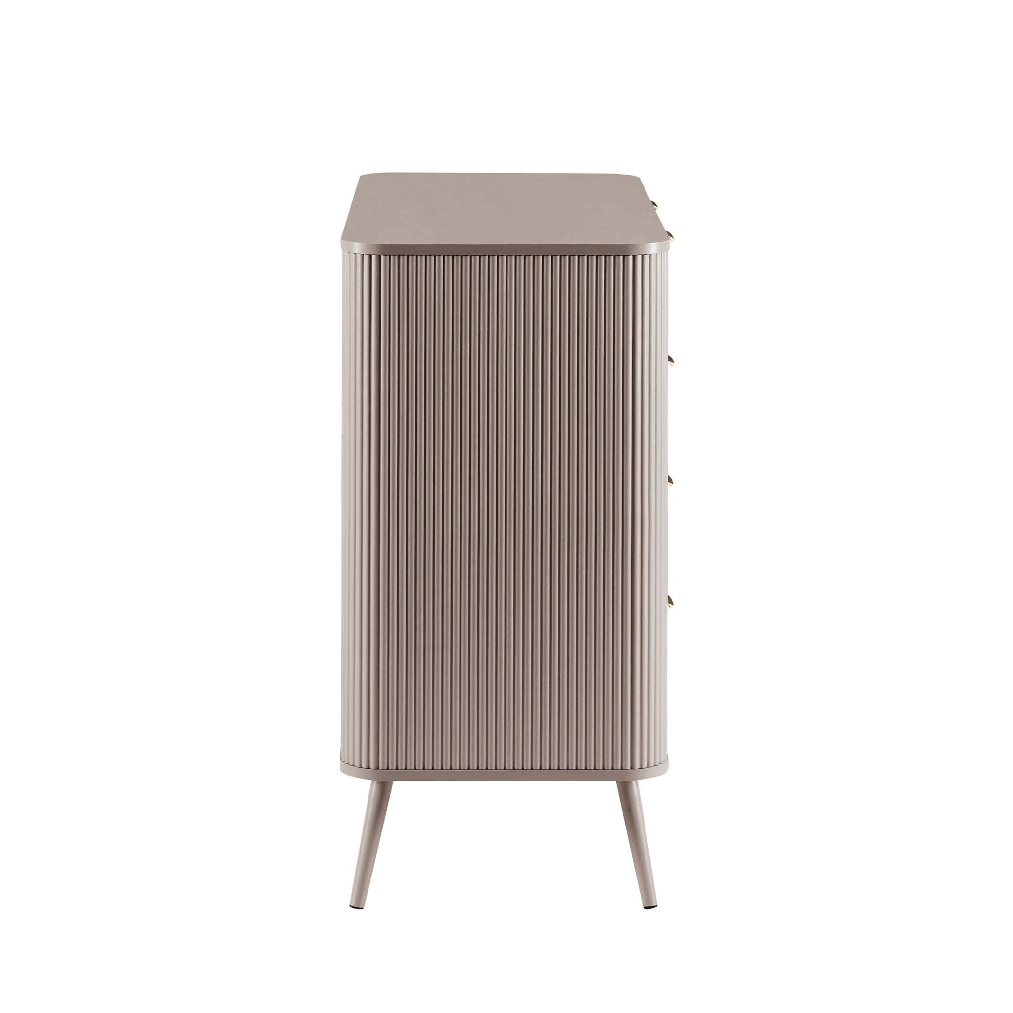 Hattie 5 Drawer Chest - Taupe - DUSK