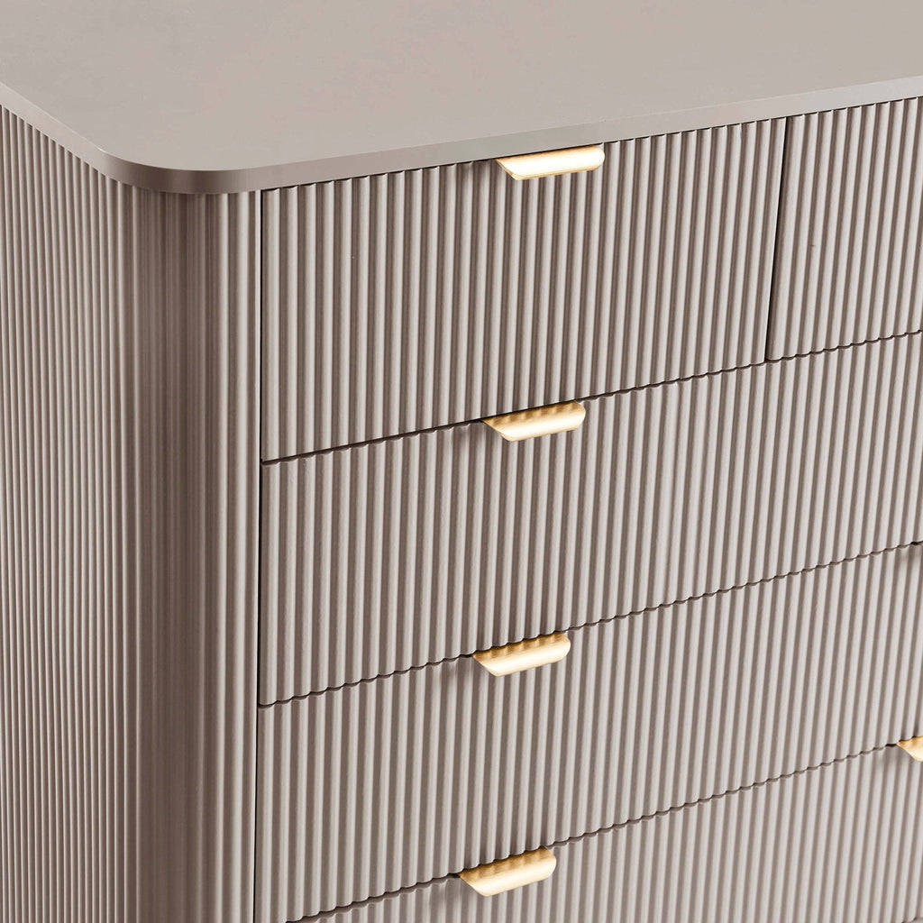 Hattie 5 Drawer Chest - Taupe - DUSK