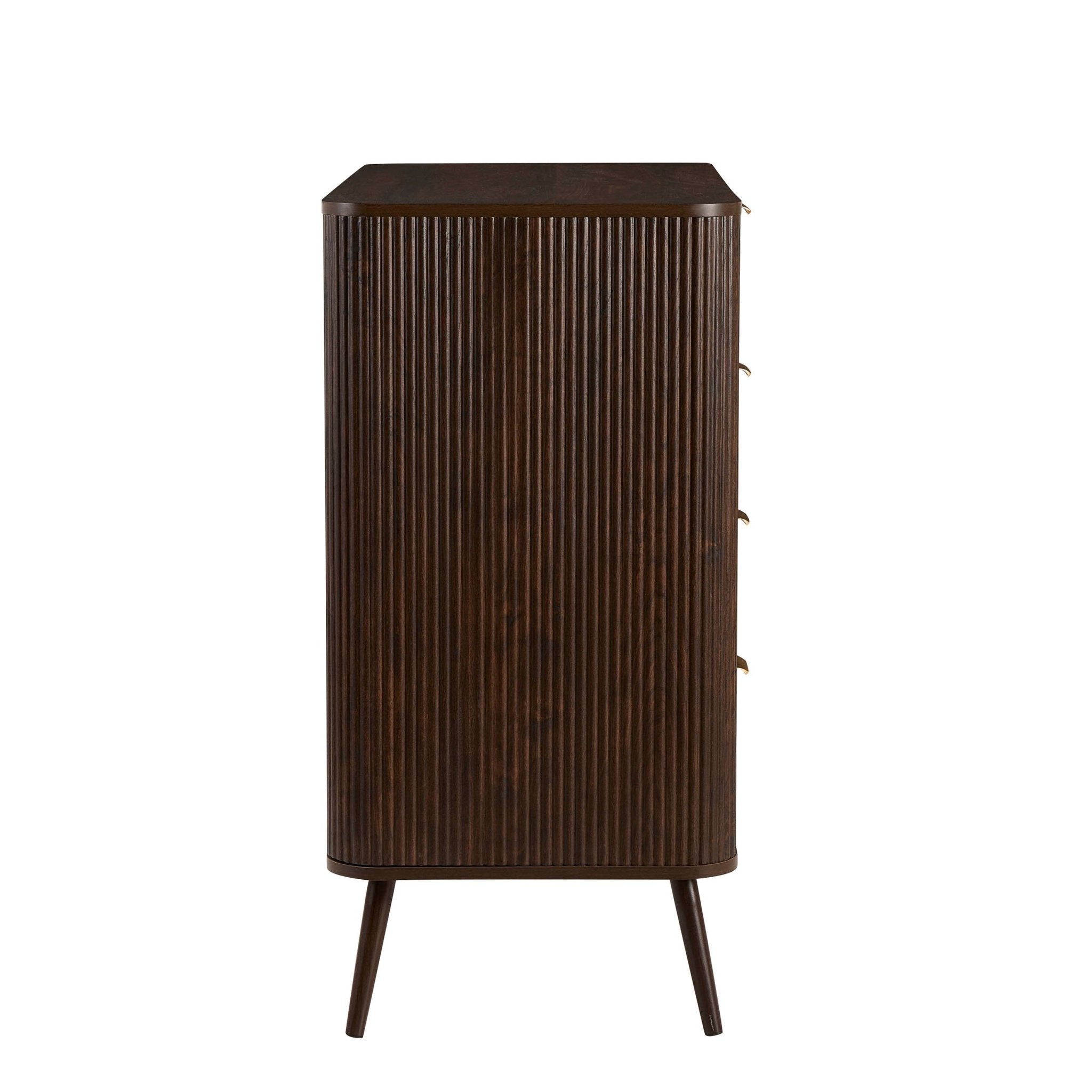Hattie 5 Drawer Chest - Walnut - DUSK