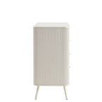 Hattie 5 Drawer Chest - Warm White - DUSK