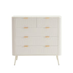Hattie 5 Drawer Chest - Warm White - DUSK