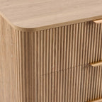 Hattie 6 Drawer Large Chest - Light Wood - DUSK