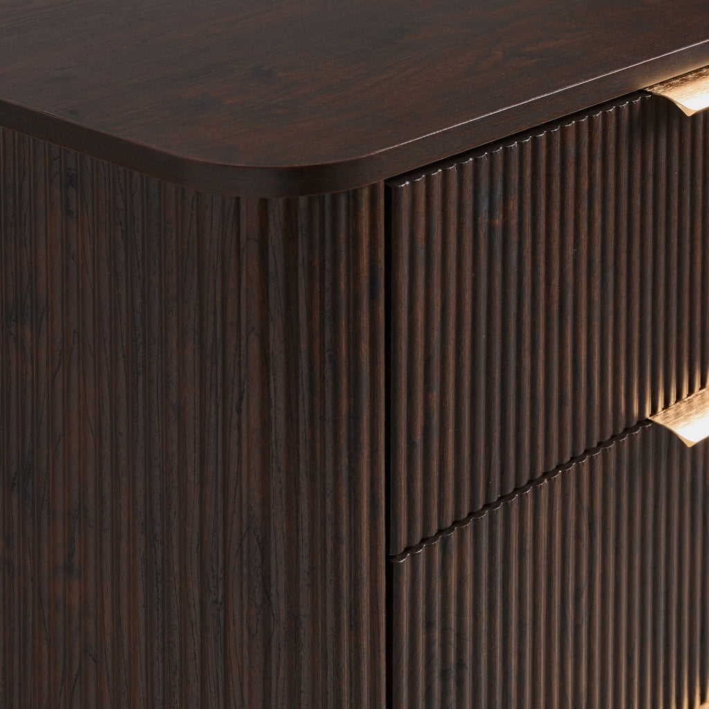 Hattie 6 Drawer Large Chest - Walnut - DUSK