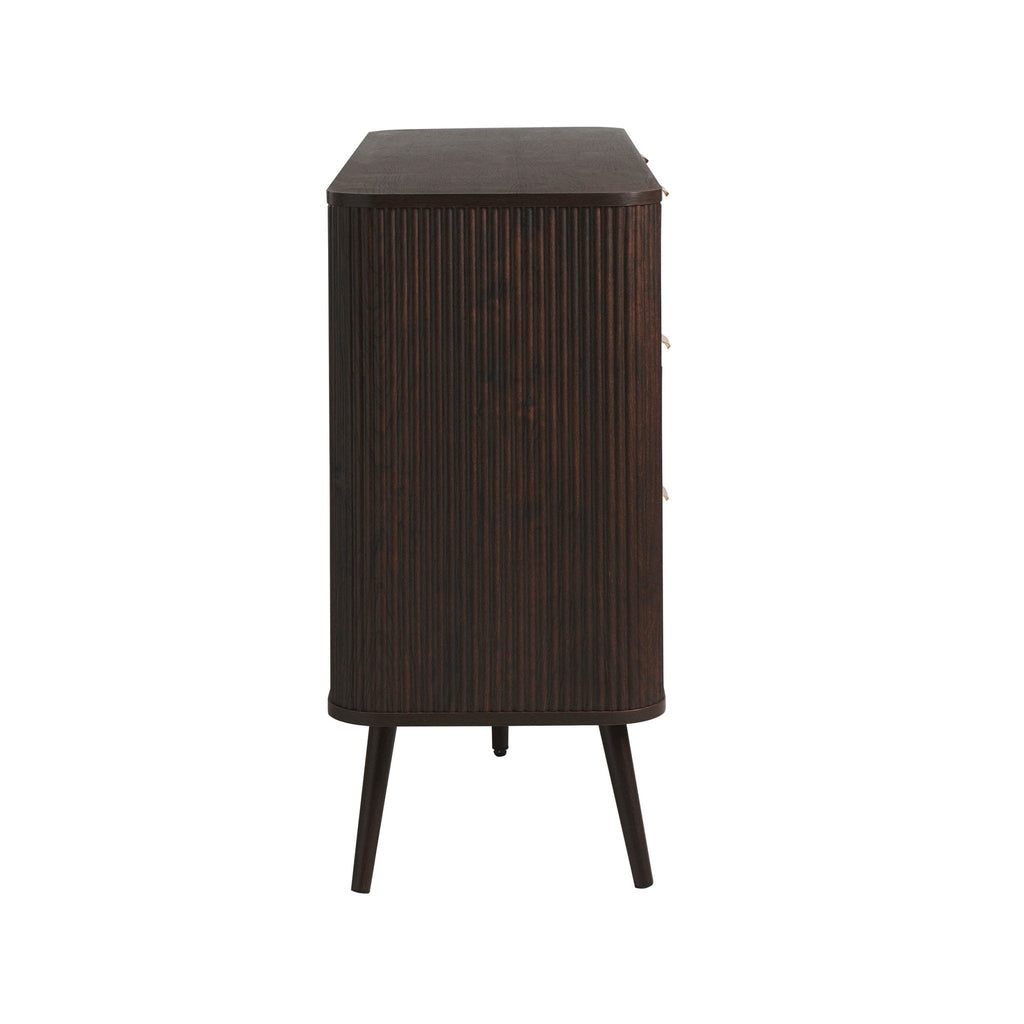 Hattie 6 Drawer Large Chest - Walnut - DUSK