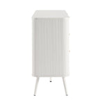 Hattie 6 Drawer Large Chest - Warm White - DUSK