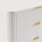 Hattie 6 Drawer Large Chest - Warm White - DUSK