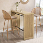 Hattie Breakfast Bar - Light Wood - DUSK