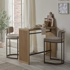 Hattie Breakfast Bar - Light Wood - DUSK