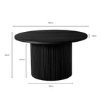 Hattie Coffee Table - Black - DUSK