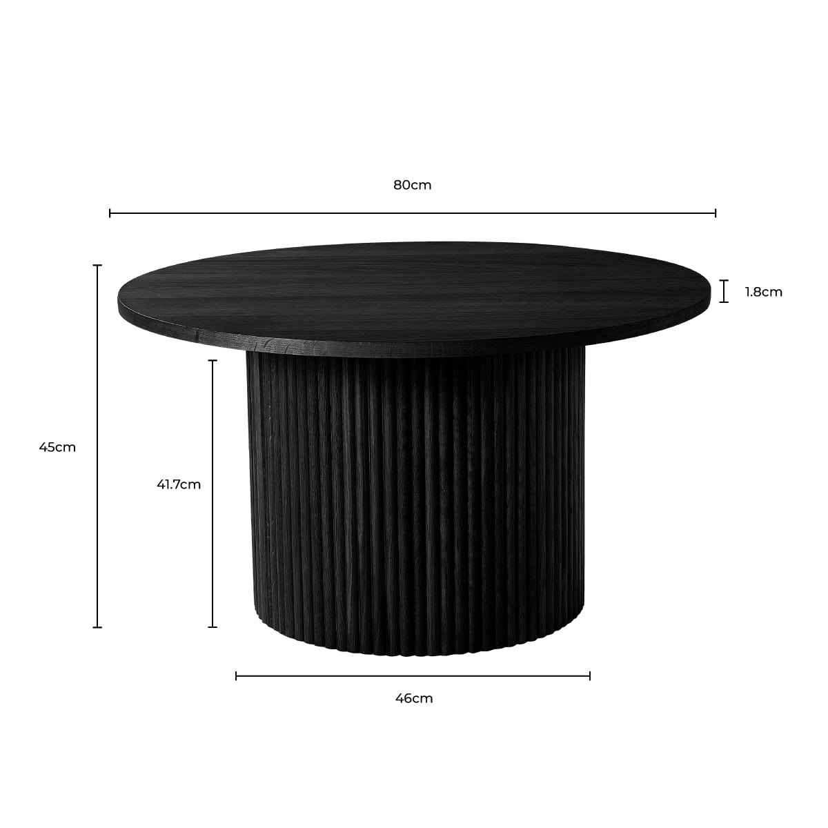 Hattie Coffee Table - Black - DUSK