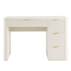 Hattie Large Dressing Table with Drawers - Warm White - DUSK