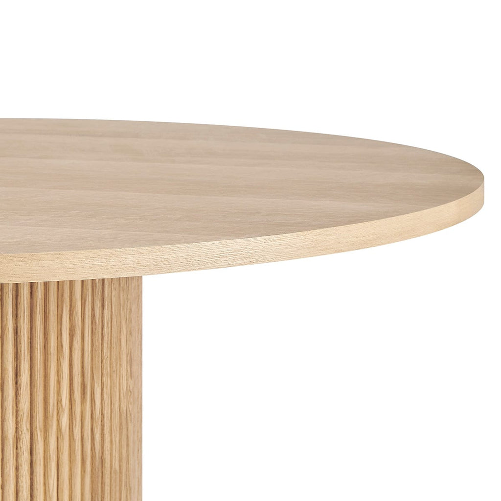 Hattie Panel 4-6 Seater Dining Table - Natural - DUSK