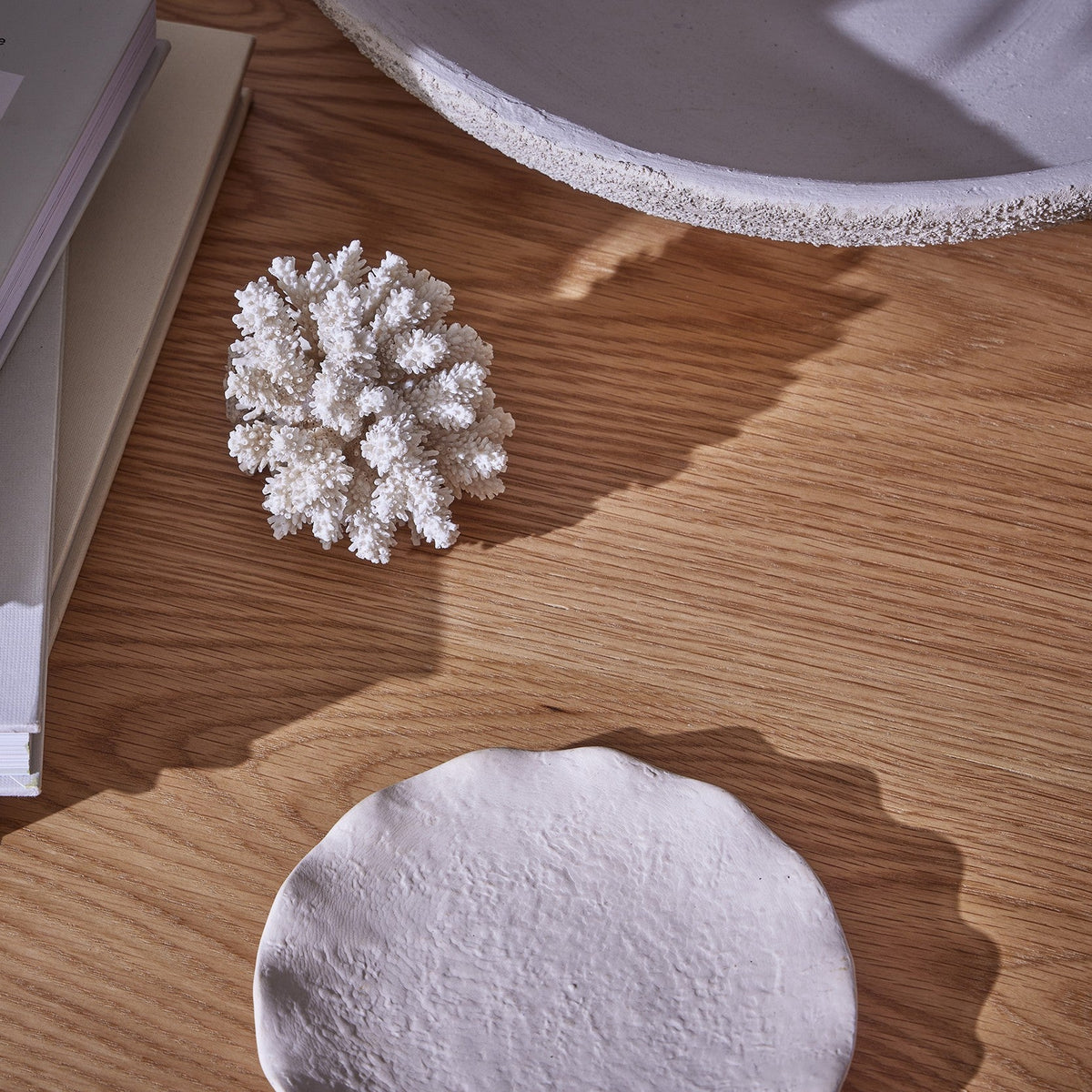 Hattie Round Pedestal Coffee Table - Natural - DUSK
