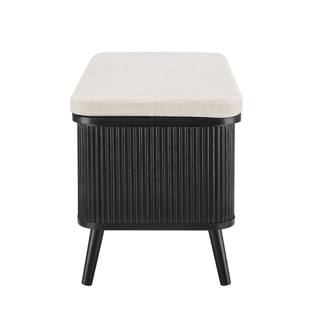 Hattie Seated Storage Bench - Black - DUSK