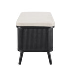 Hattie Seated Storage Bench - Black - DUSK