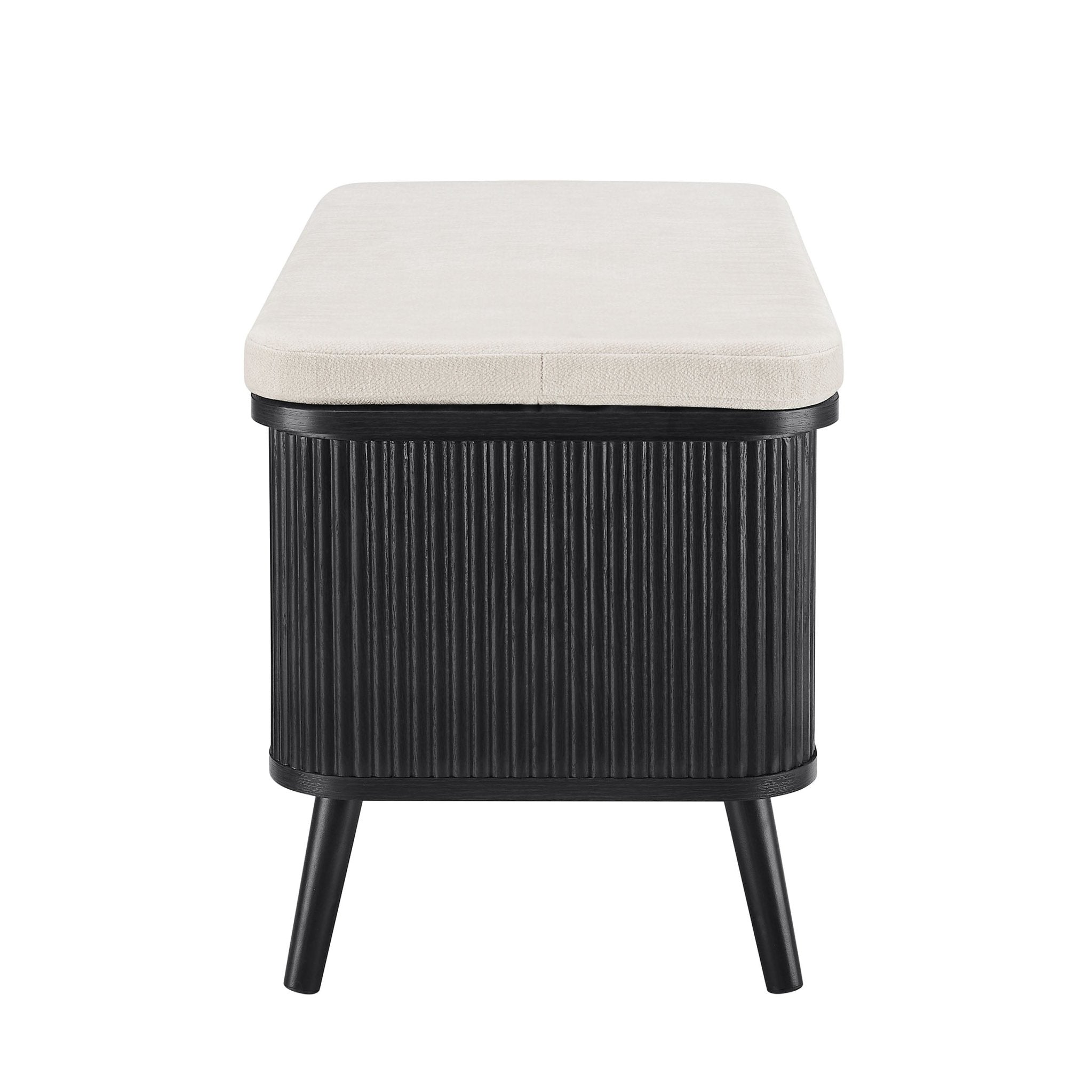 Hattie Seated Storage Bench - Black - DUSK